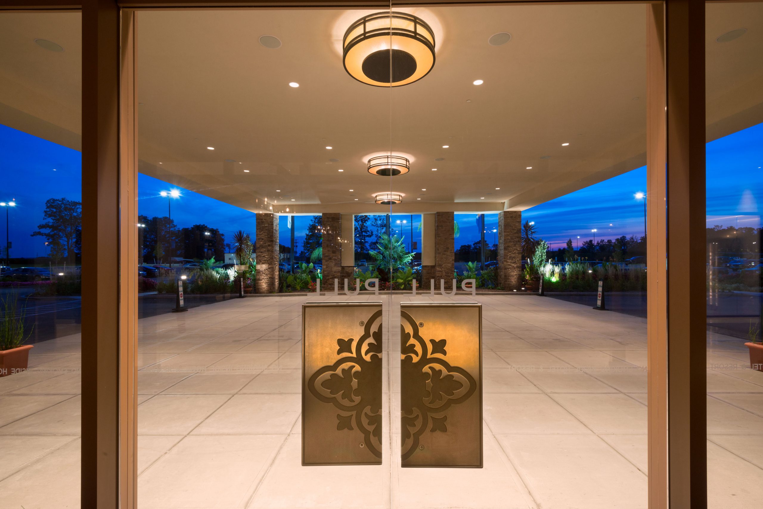 View from Lobby at Hotel del Lago