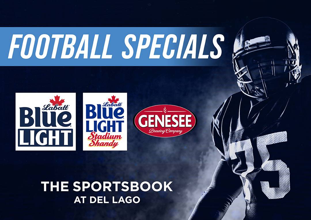 Football Specials | The Sportsbook at del Lago